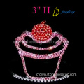 3 Inch fashion cupcake tiaras crowns for sale
